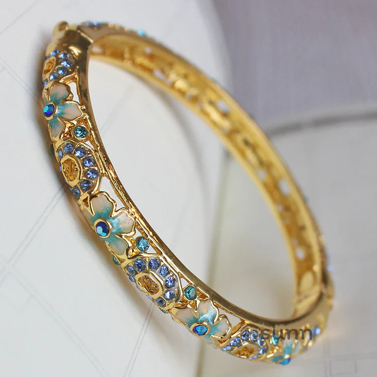 Chimamanda Ornate Cloisonne Bangle