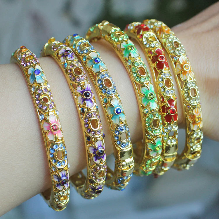 Chimamanda Ornate Cloisonne Bangle