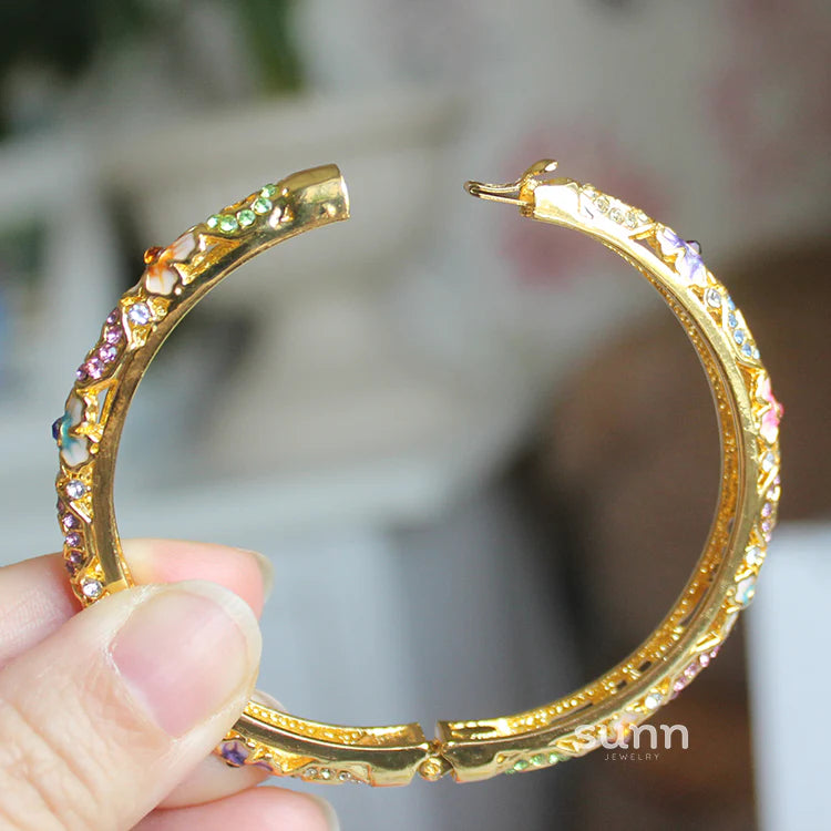 Chimamanda Ornate Cloisonne Bangle