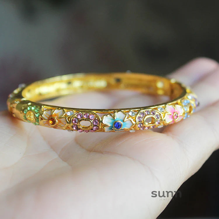 Chimamanda Ornate Cloisonne Bangle