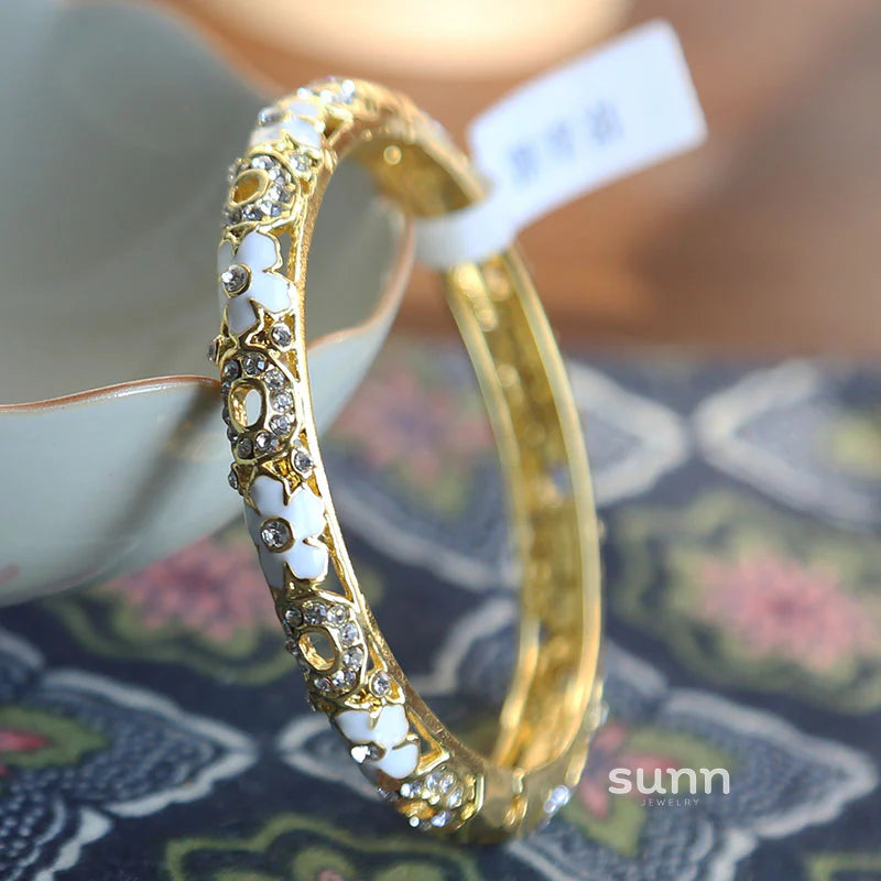 Chimamanda Ornate Cloisonne Bangle