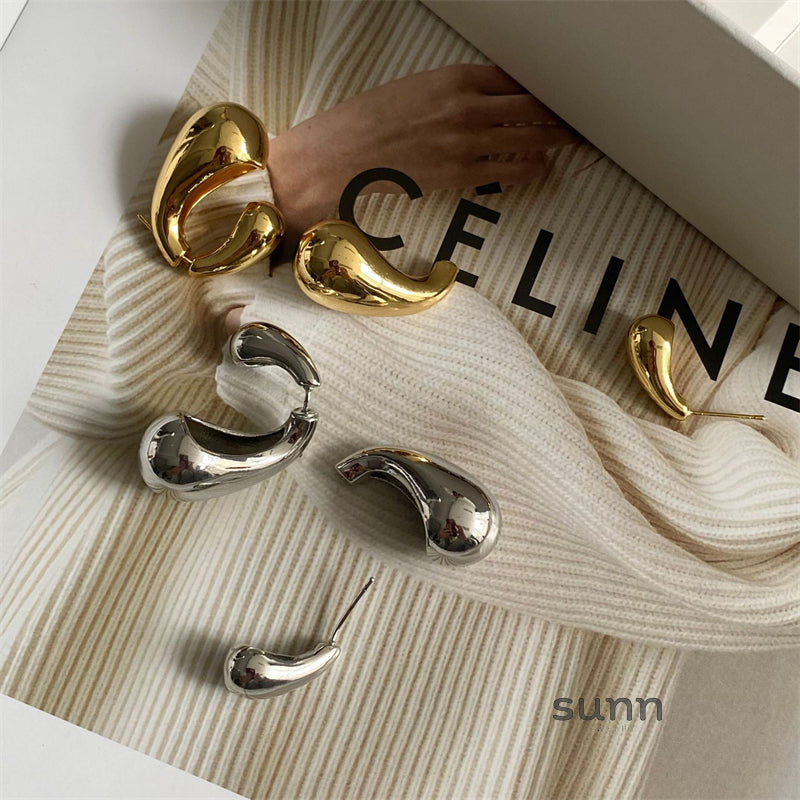 Chloe Sculptural Drop Earrings [TAUSULZ1]