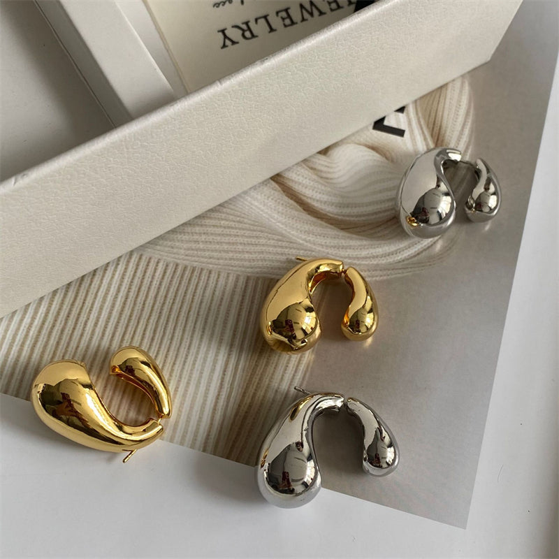 Chloe Sculptural Drop Earrings [TAUSULZ1]