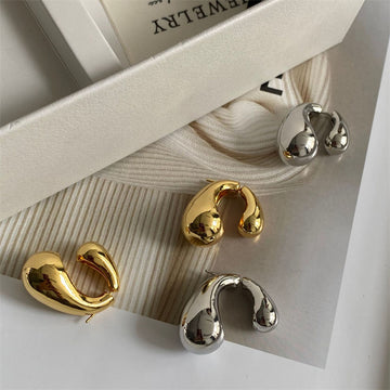 Chloe Sculptural Drop Earrings [TAUSULZ1]