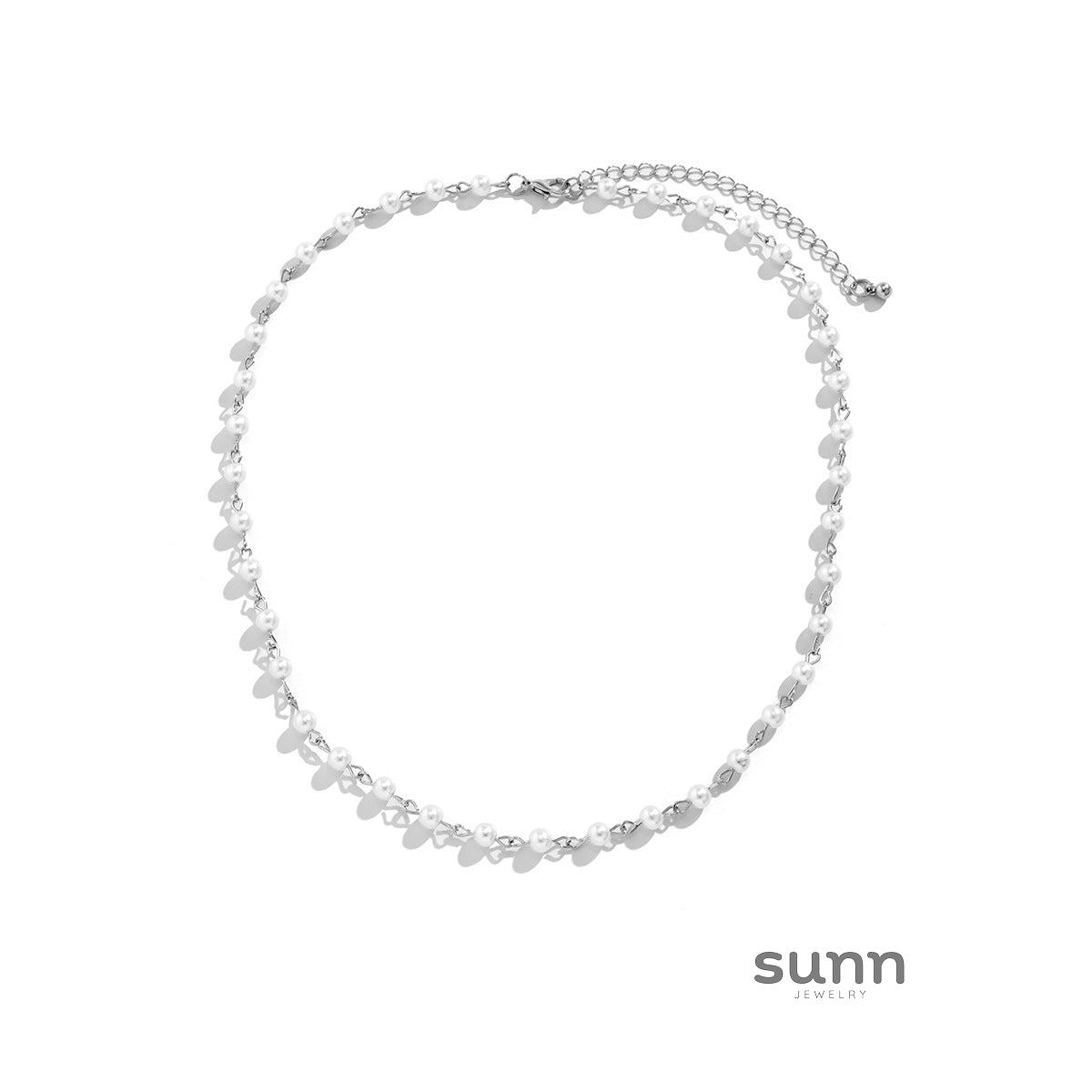 Chloe Spliced Pearl Necklace [5UZSEF07]