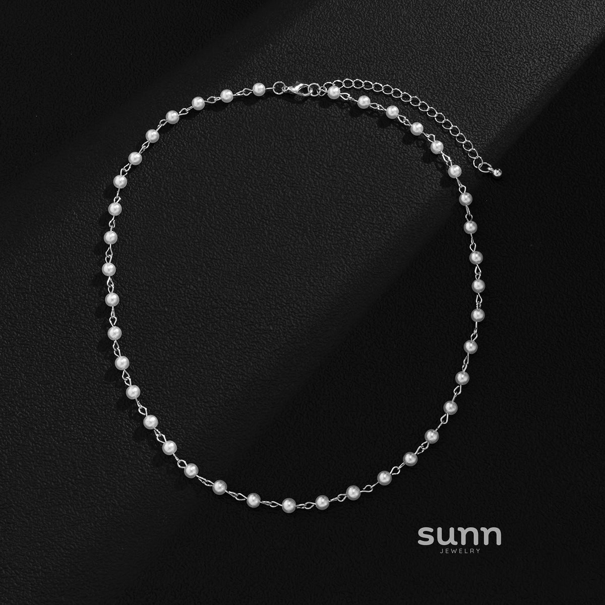 Chloe Spliced Pearl Necklace [0NX5L4WO]
