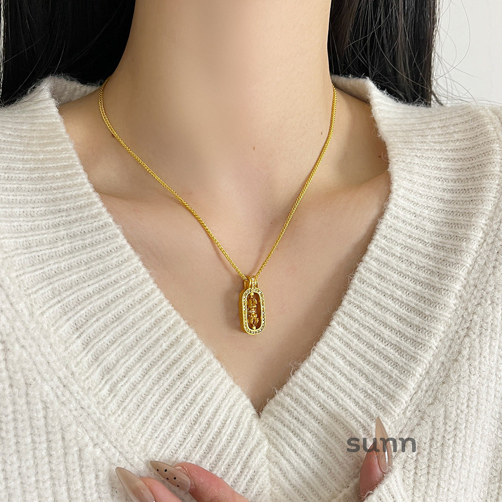 Chloey Fortune Charm Necklace [8VKHSYQI]