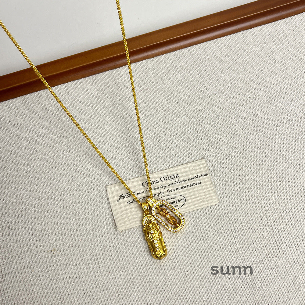 Chloey Fortune Charm Necklace [KP1HD518]