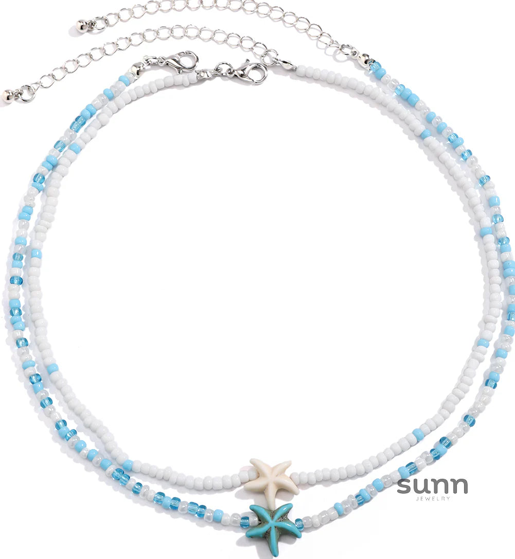 Christiana Layered Ocean Necklace Set