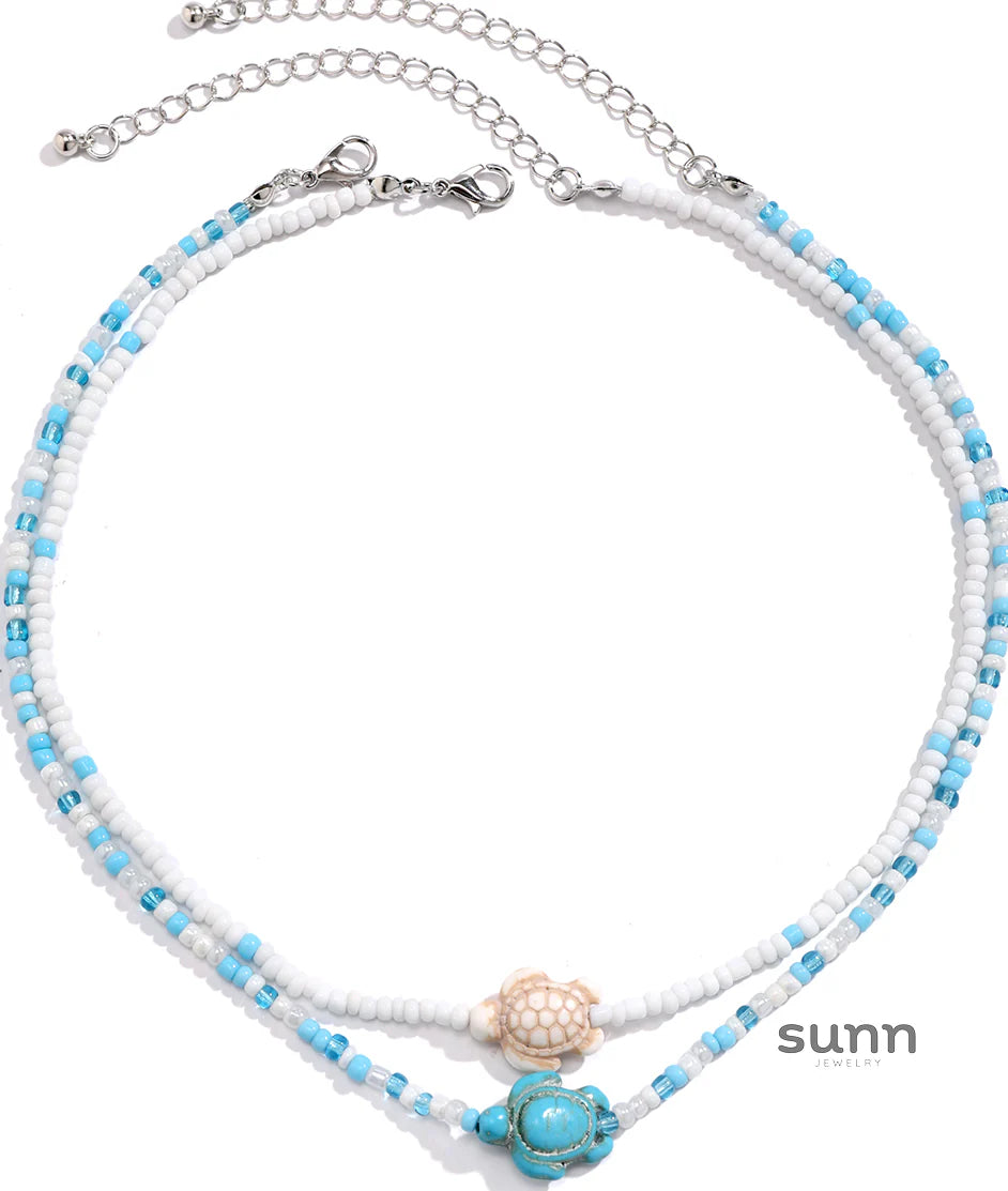 Christiana Layered Ocean Necklace Set