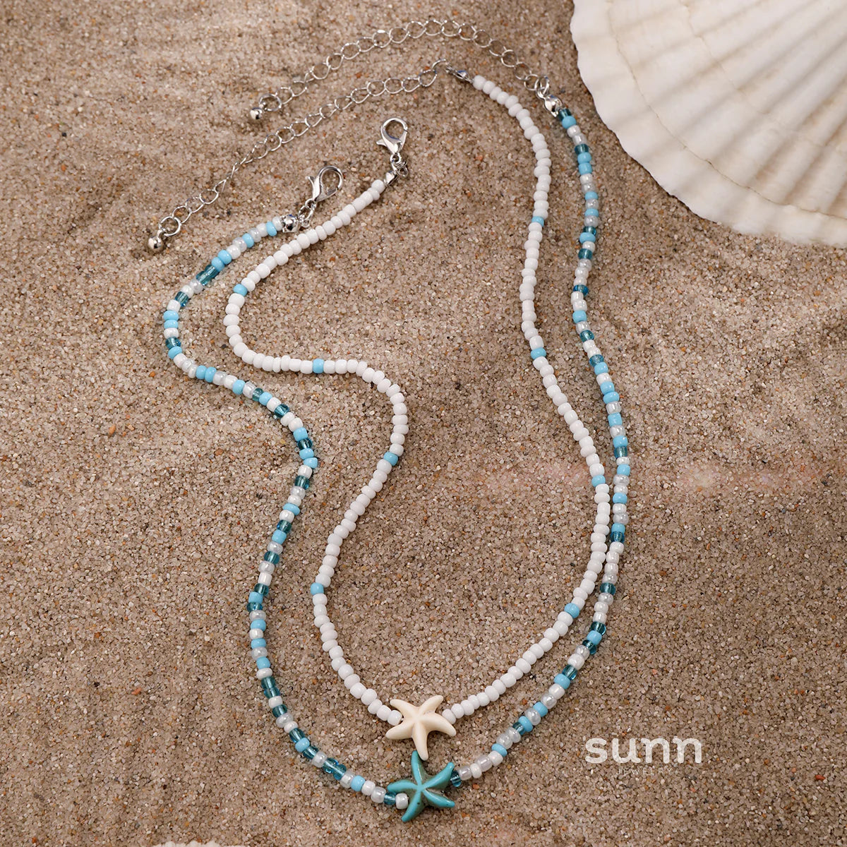 Christiana Layered Ocean Necklace Set