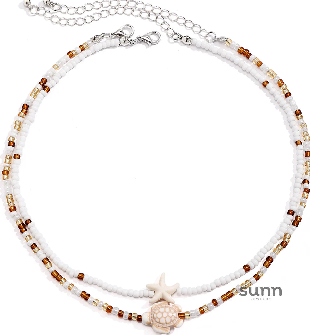 Christiana Layered Ocean Necklace Set