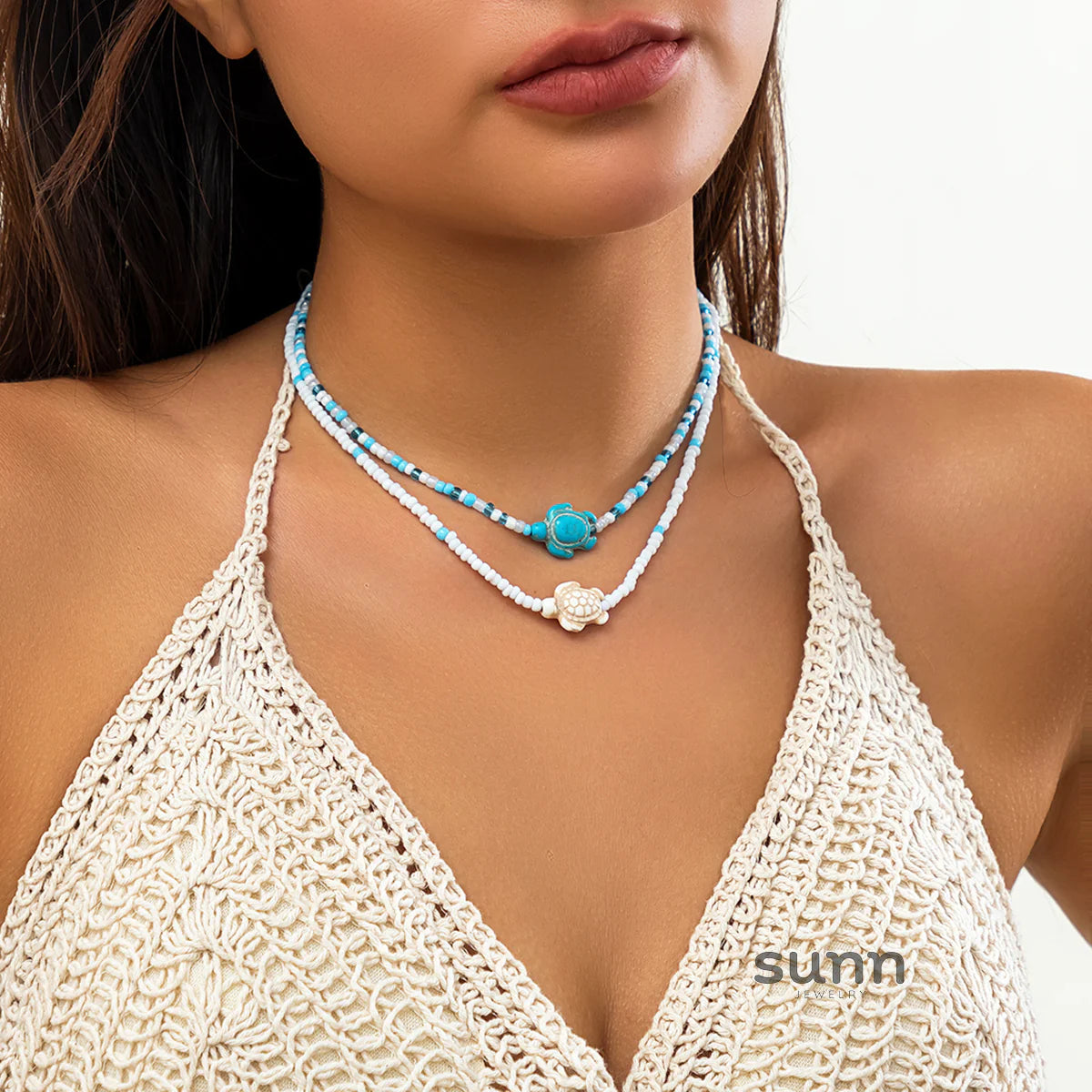 Christiana Layered Ocean Necklace Set