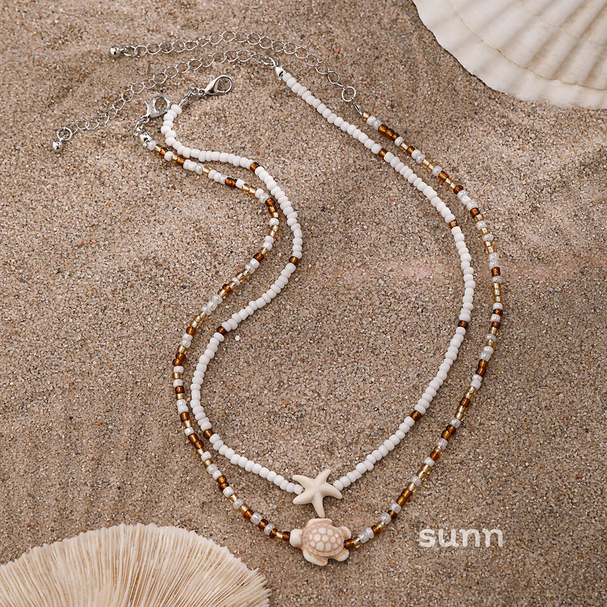 Christiana Layered Ocean Necklace Set