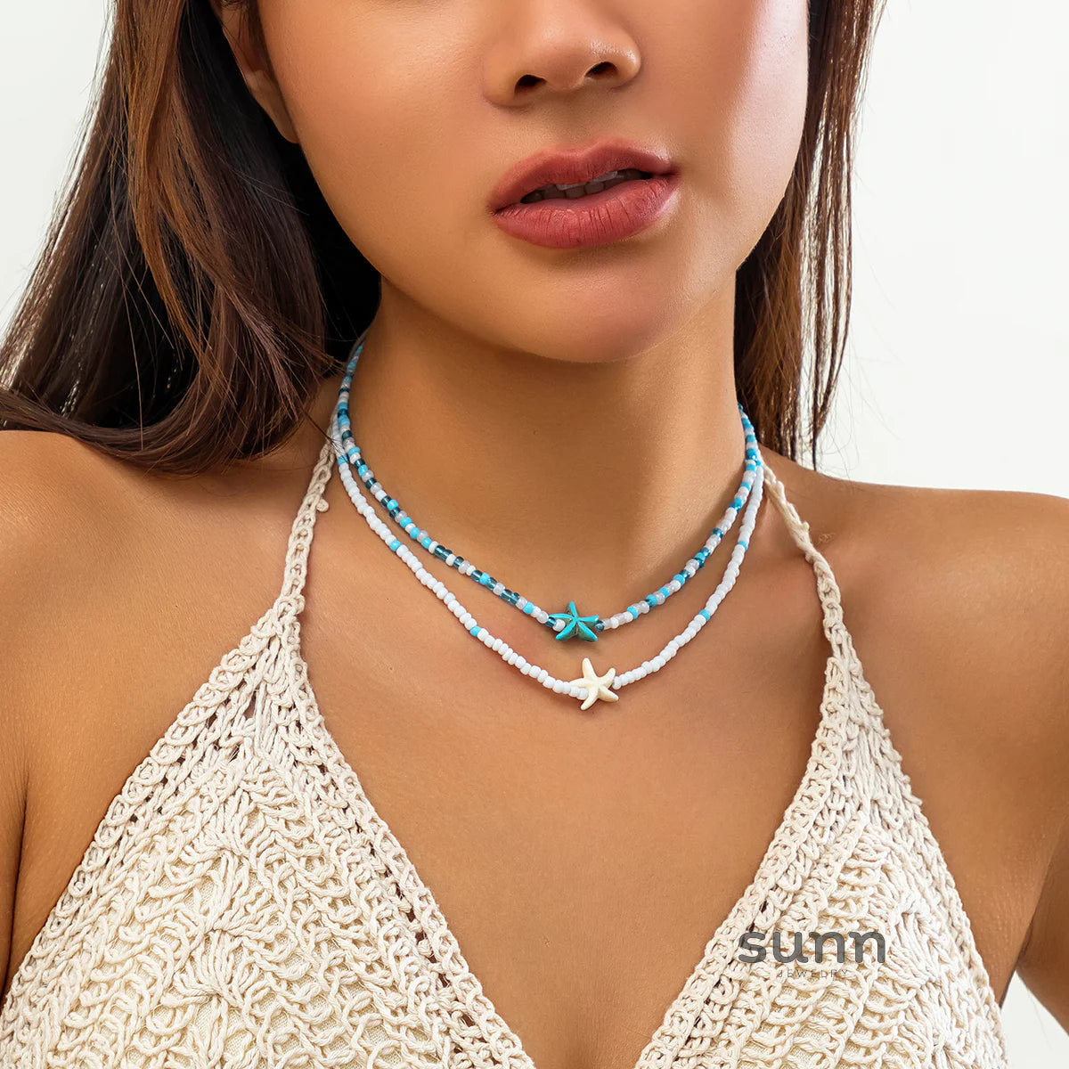 Christiana Layered Ocean Necklace Set