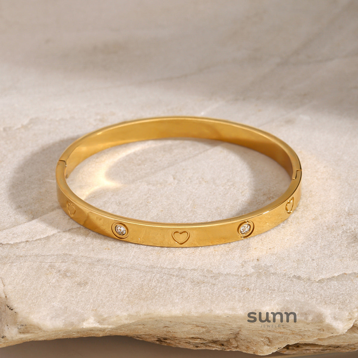 Christianna Zircon Buckle Bracelet [8AY548AI]