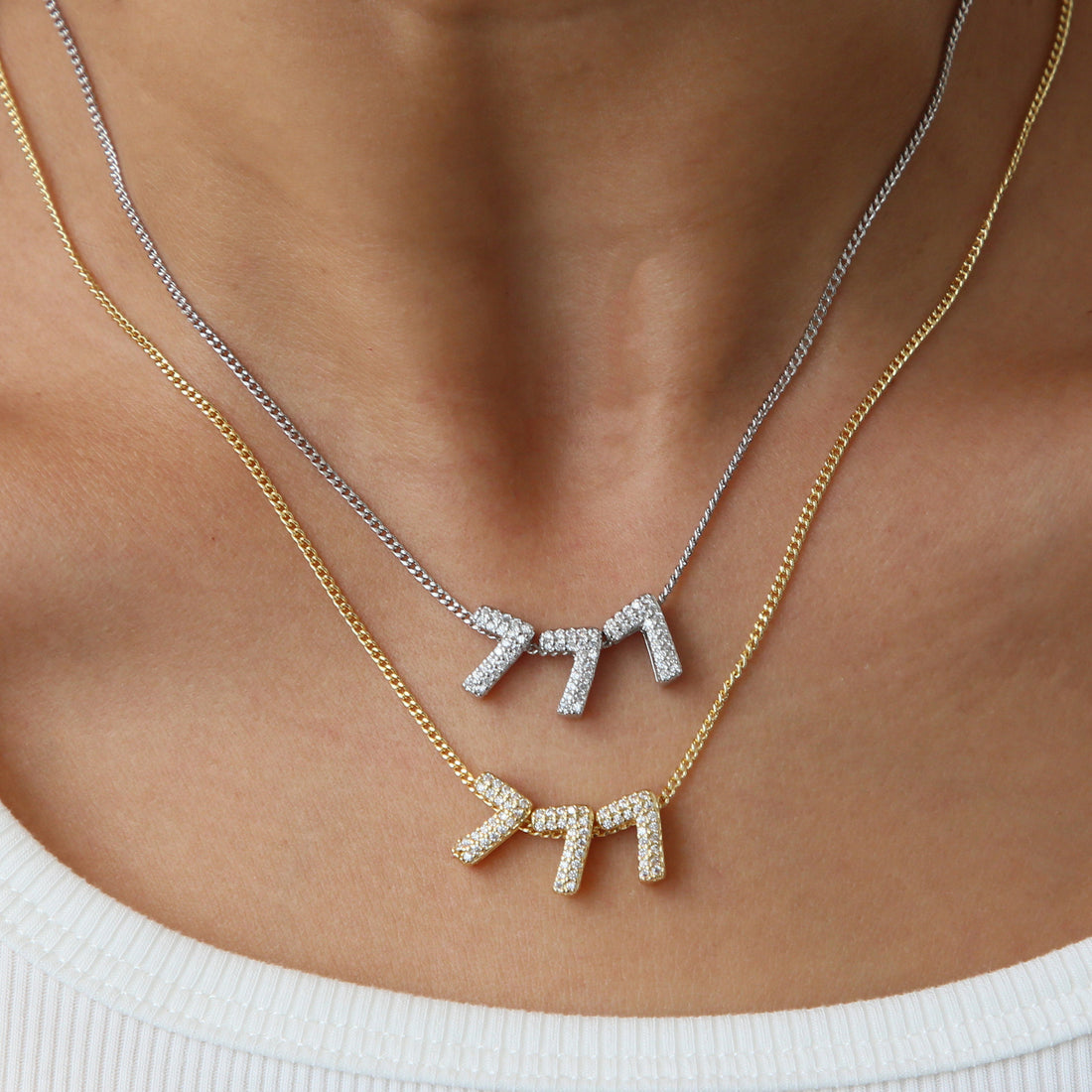 Christie Angel Number Pendant Necklace [8HVKBN0O]