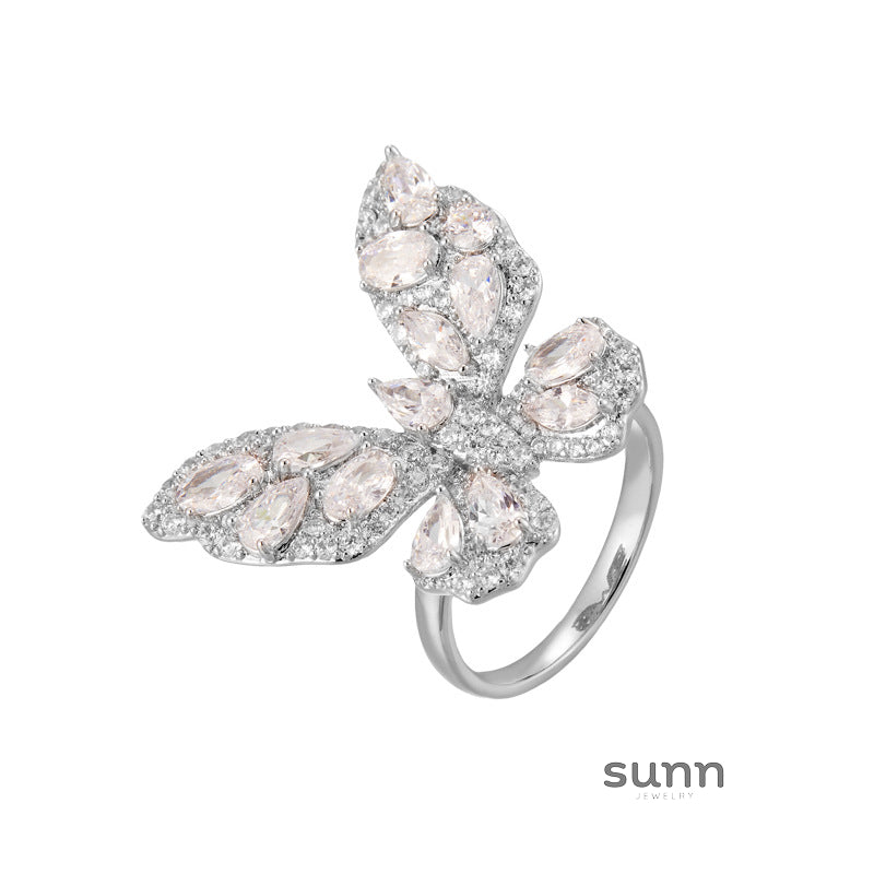Christine Butterfly Open Ring [BTS6PMAN]