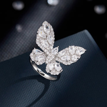 Christine Butterfly Open Ring [DRPOONKZ]