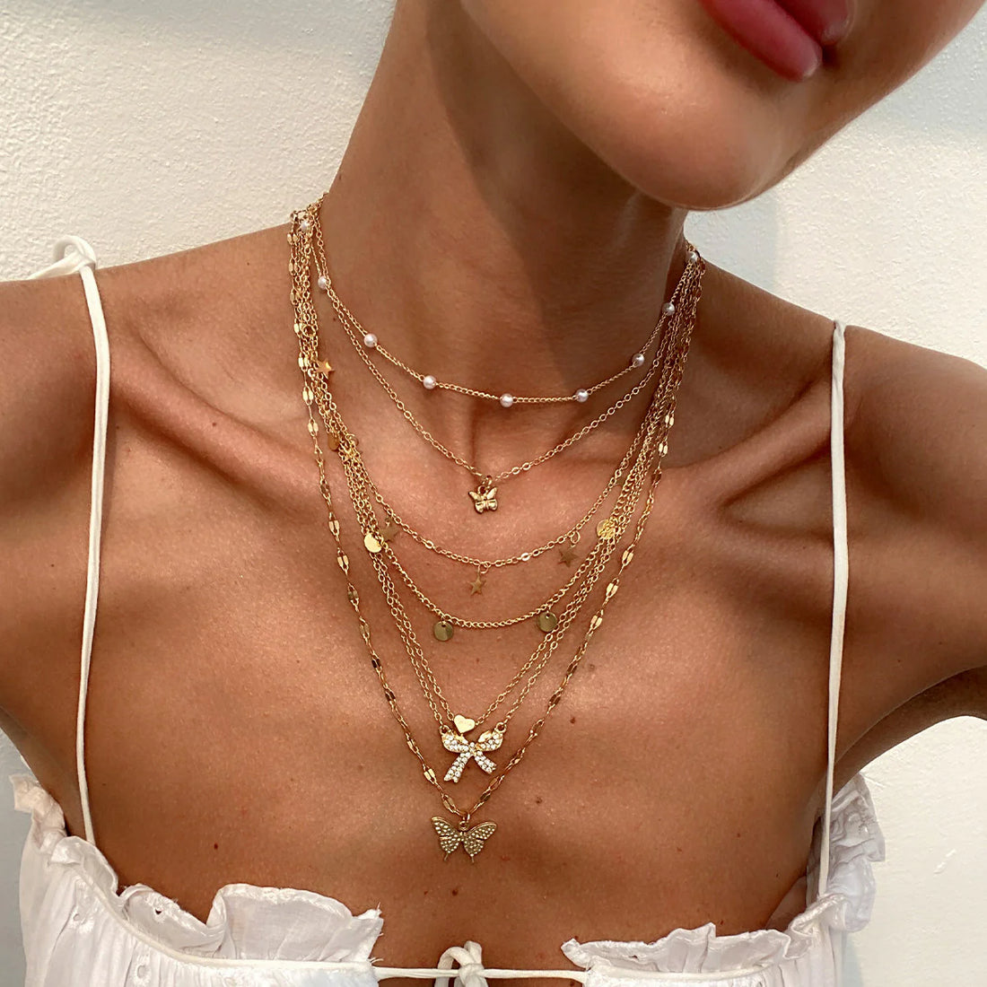 Christine Celestial Charm Necklace