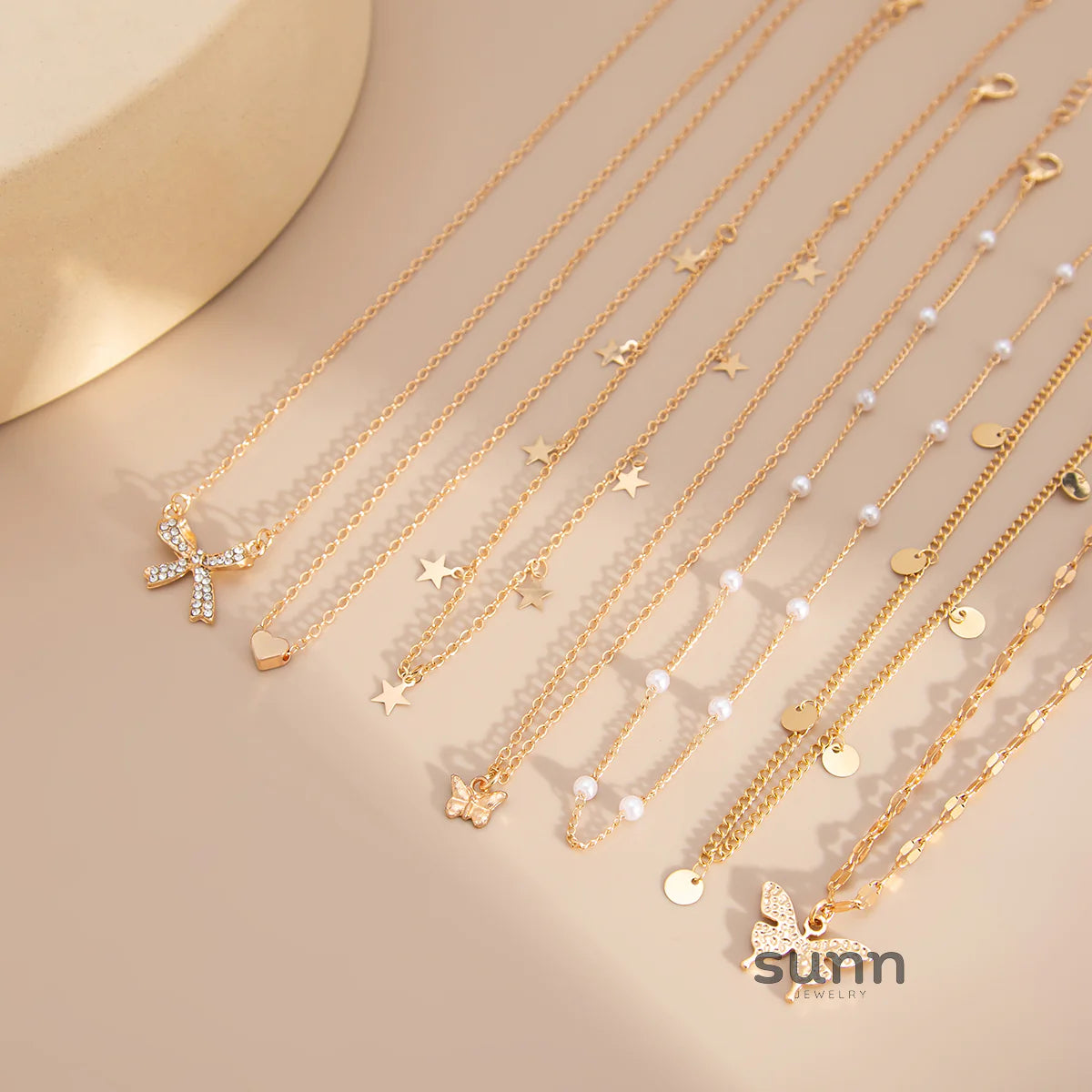 Christine Celestial Charm Necklace