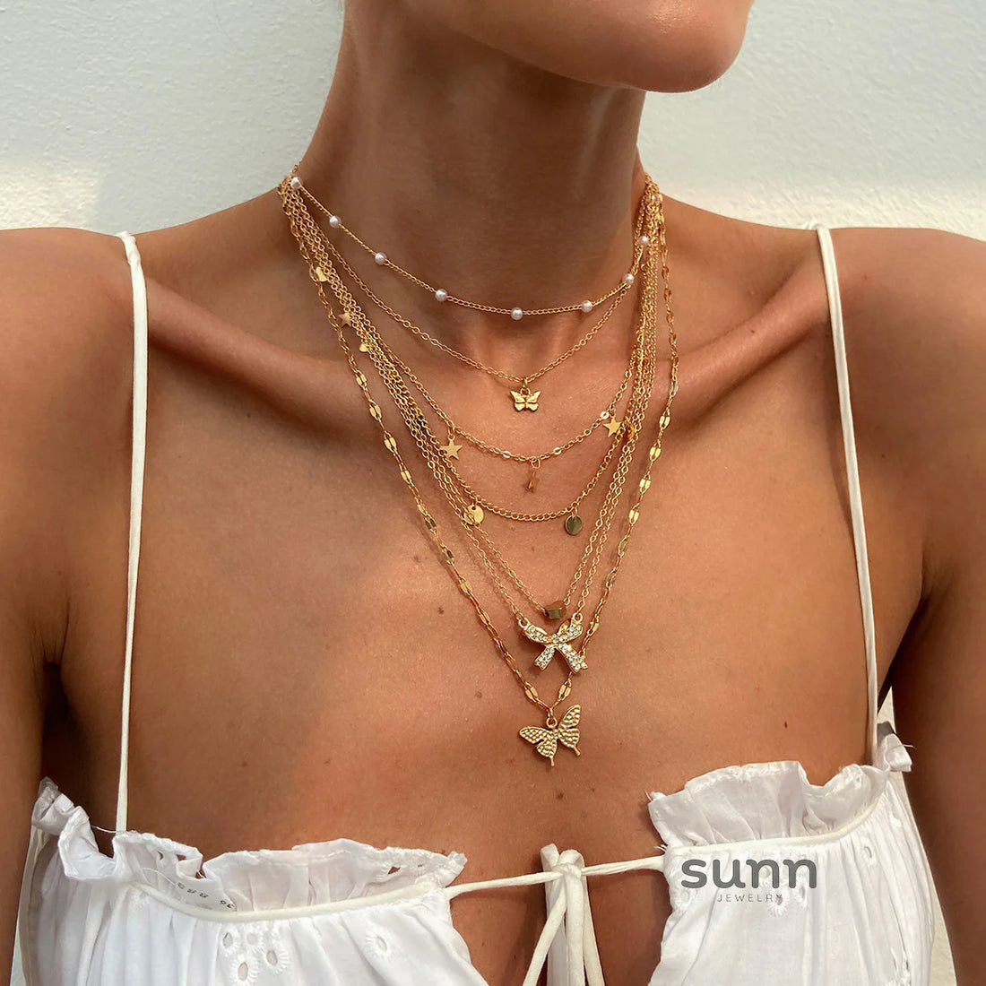 Christine Celestial Charm Necklace