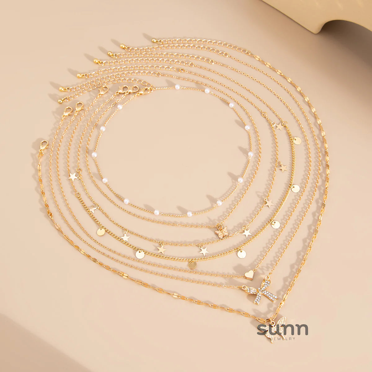 Christine Celestial Charm Necklace