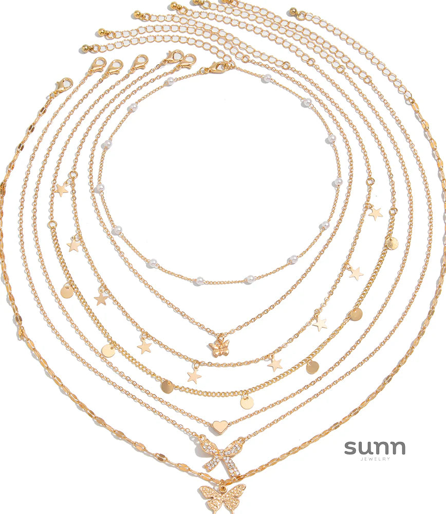 Christine Celestial Charm Necklace