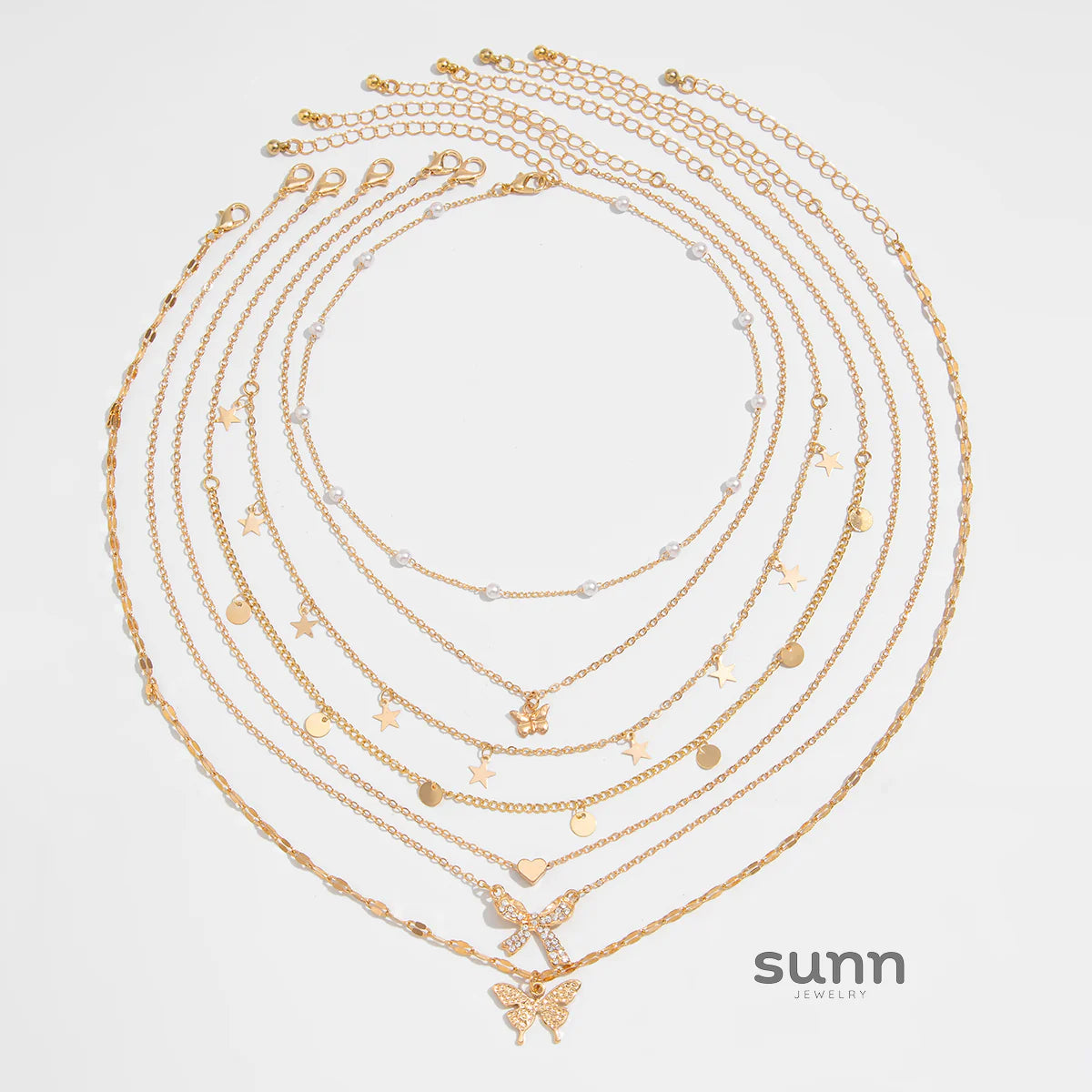 Christine Celestial Charm Necklace
