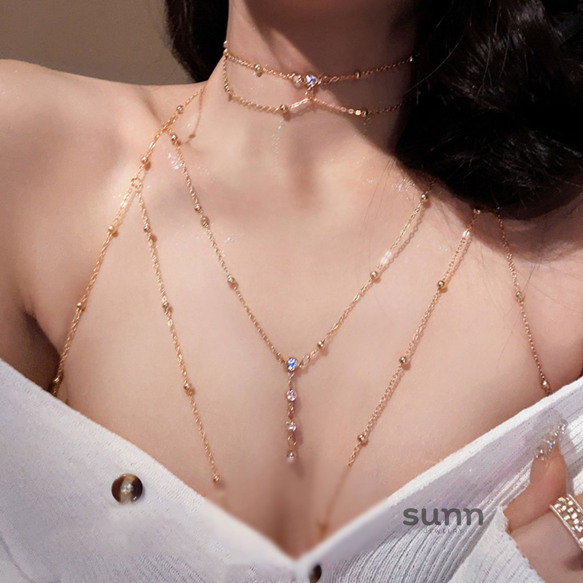 Chyna Tassel Body Chain Set [NPTQZUC7]