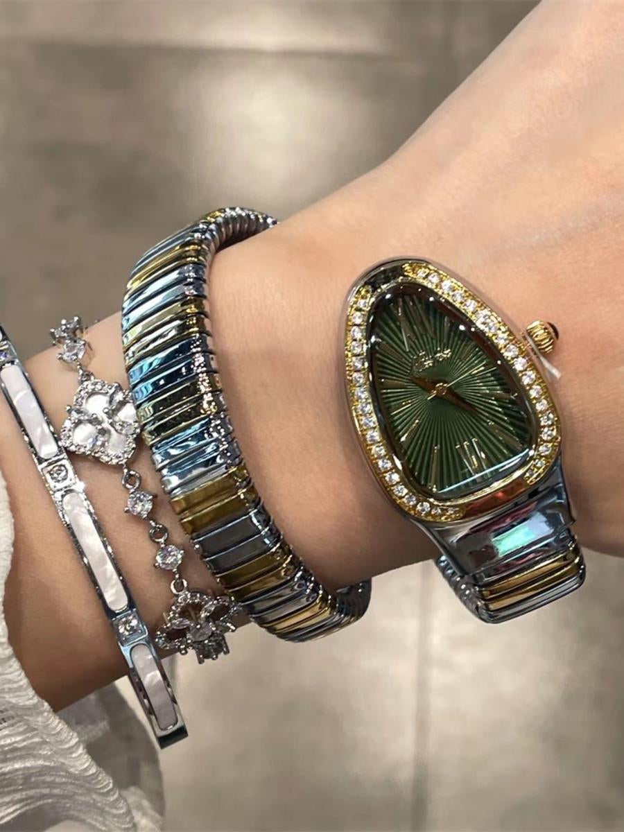 Ciera Serpentine Crystal Watch