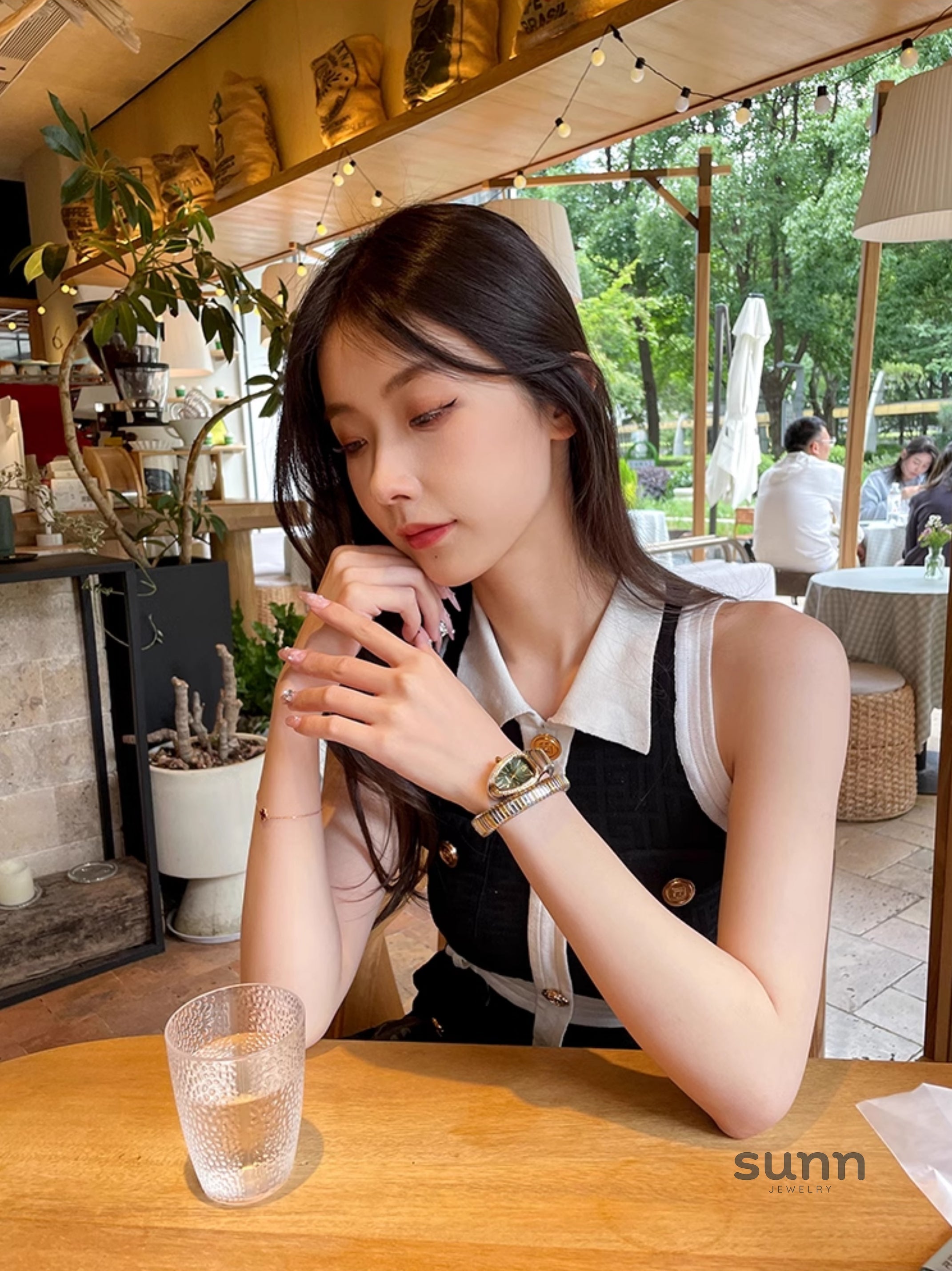 Ciera Serpentine Crystal Watch