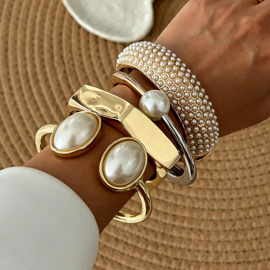 Citlaly Elegant Pearl Bangle