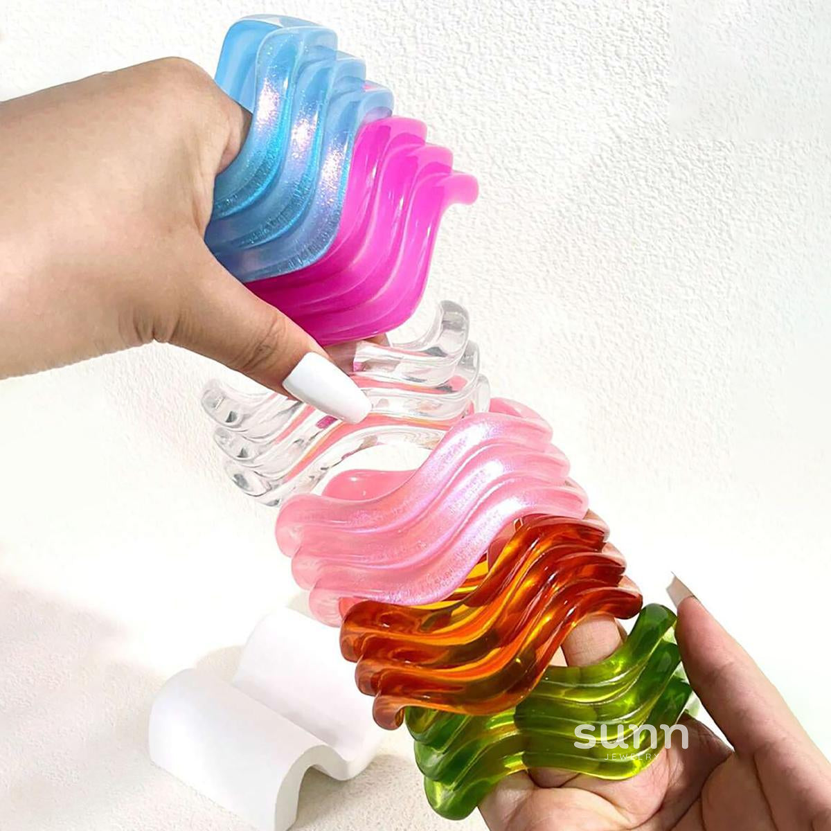 Clair Colorful Layered Bracelet [8QP9LTZM]