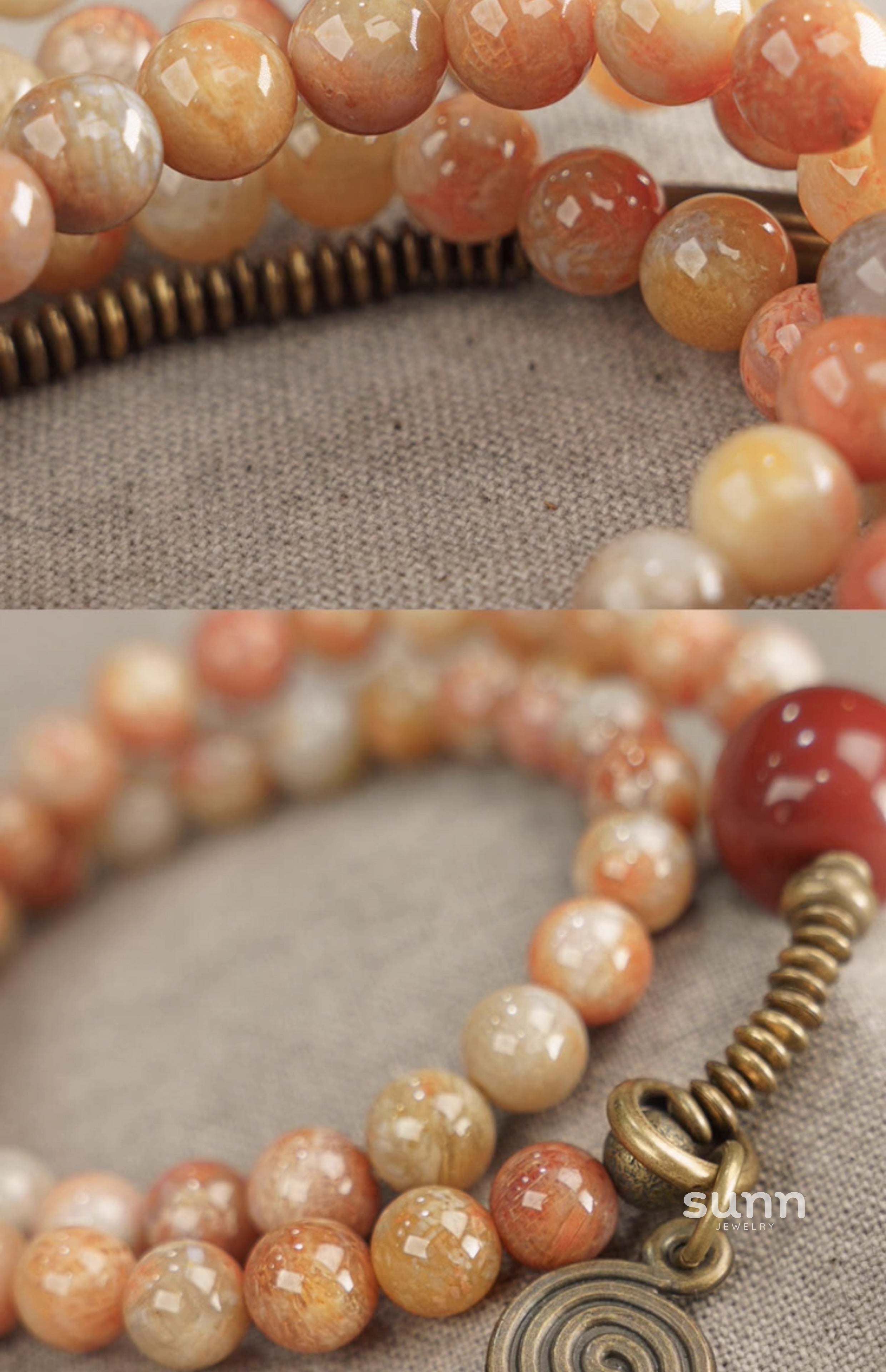 Claire Double-Wrap Coral Bracelet [MXQK7WO3]