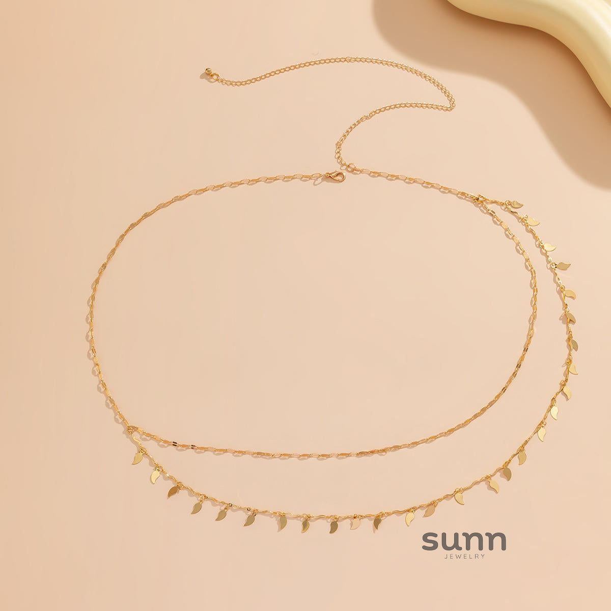 Clarabelle Layered Rhinestone Body Chain [IZ44CZP6]