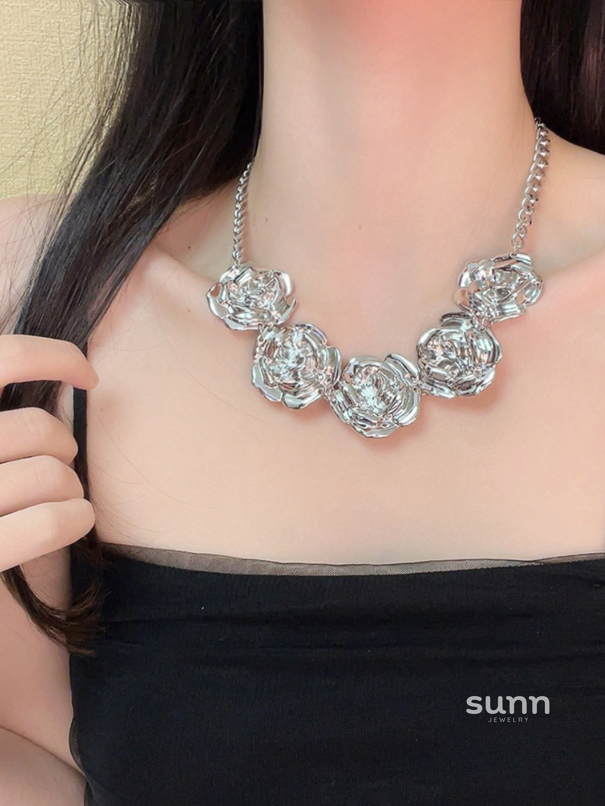 Clarabelle Rose Charm Jewelry [AV1H81KB]