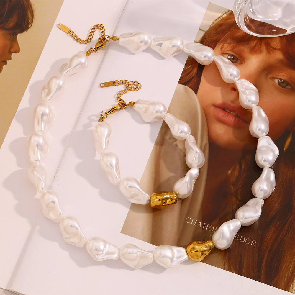 Clarity Baroque Pearl Set [QU2LLD6O]