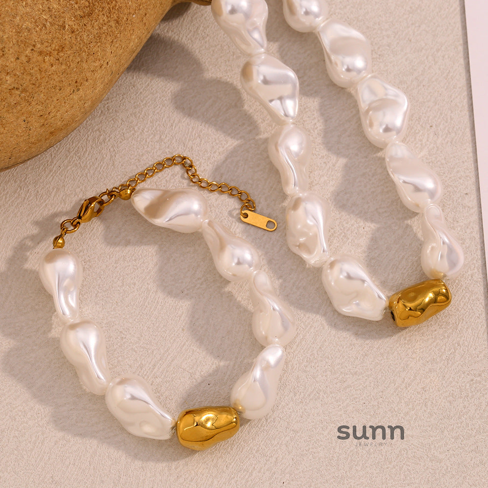 Clarity Baroque Pearl Set [WC37PKSO]