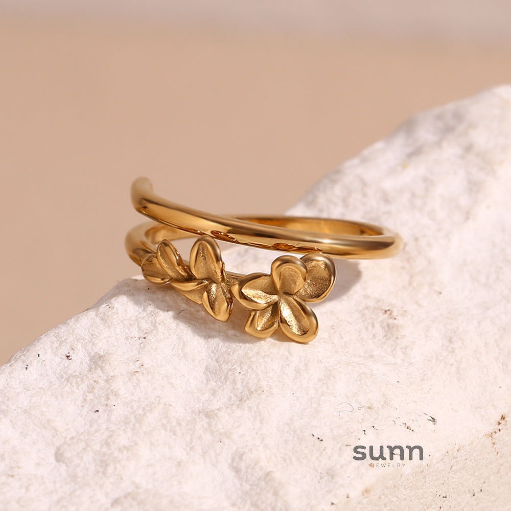 Clarity Golden Bloom Ring [5DYL14CE]