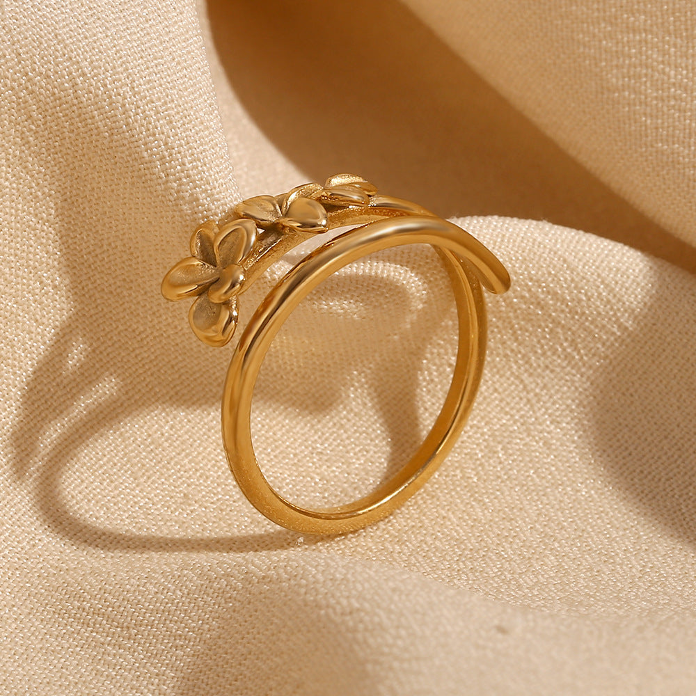 Clarity Golden Bloom Ring [JRJ2ZXHO]
