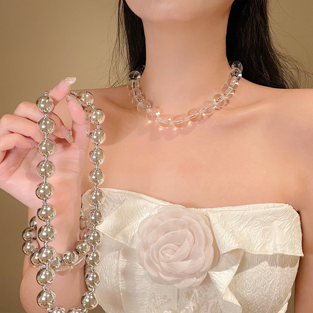 Clark Dainty Crystal Bead Jewelry [2PX0DSTT]