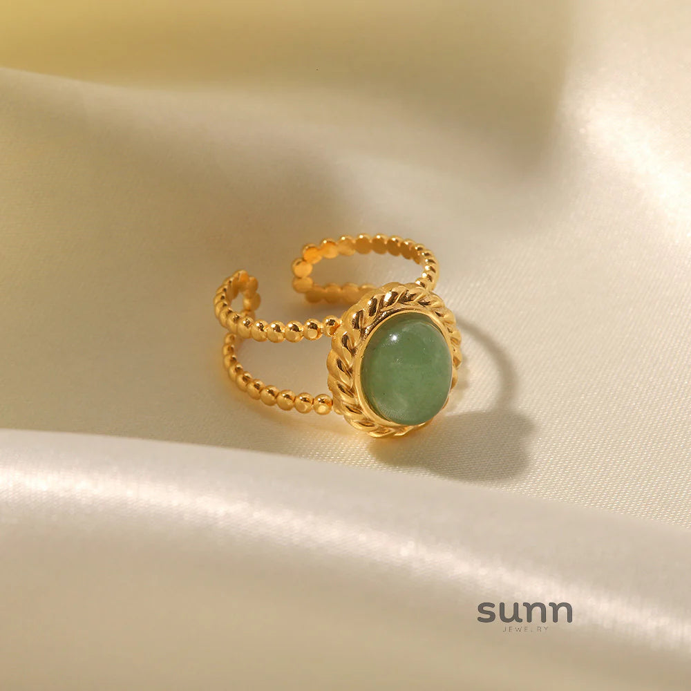 Clark Organic Stone Ring