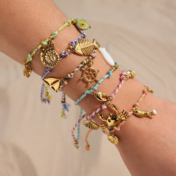 Clark Woven Charm Bracelet [0N9UOPBG]