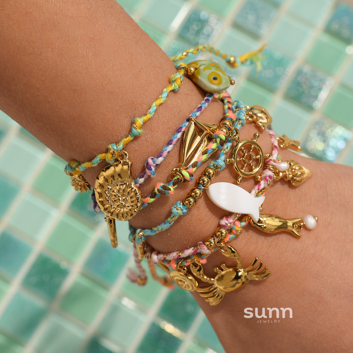Clark Woven Charm Bracelet [I58GRPKK]