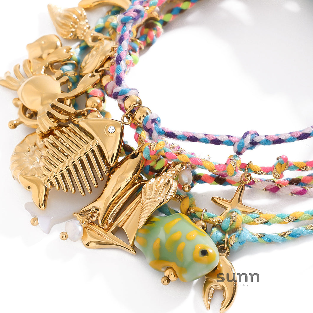 Clark Woven Charm Bracelet [ZOGTM44U]
