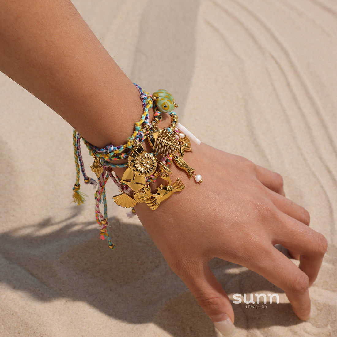 Clark Woven Charm Bracelet [0N9UOPBG]
