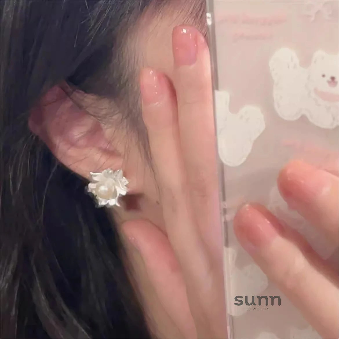 Claudia Jasmine Pearl Earrings