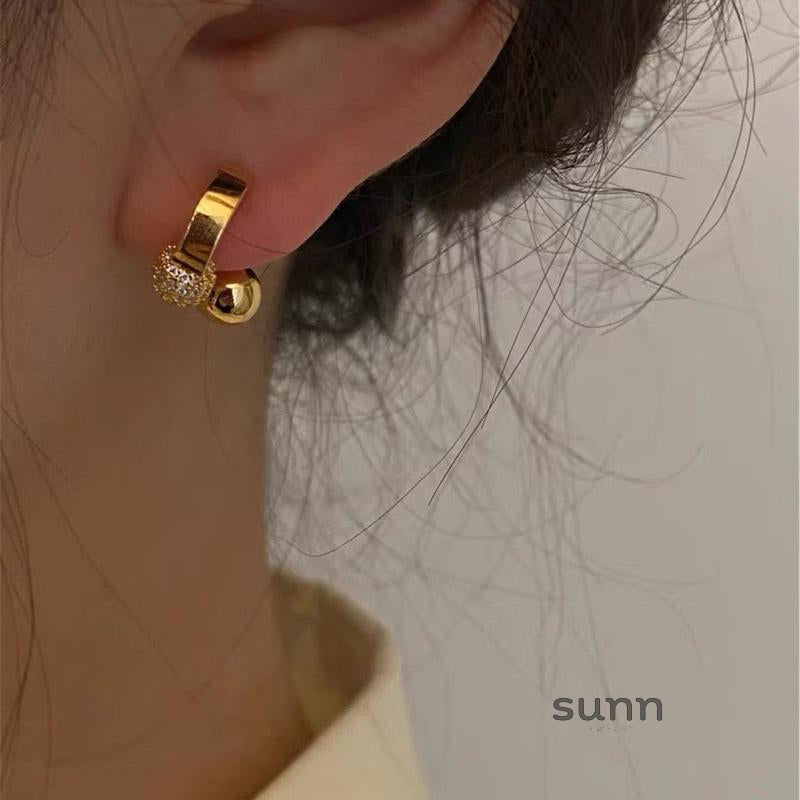 Claudia Zircon Sculpted Earrings [KCFNAZQC]
