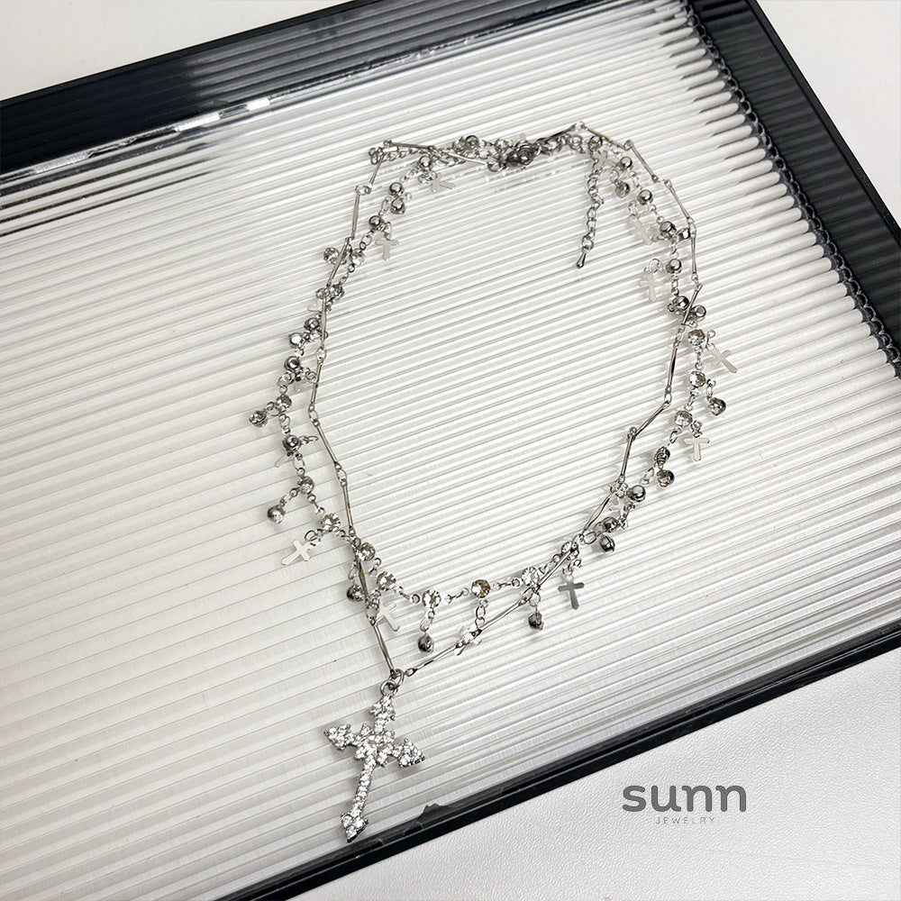 Cleopatra Gothic Cross Choker [AADGCXZB]